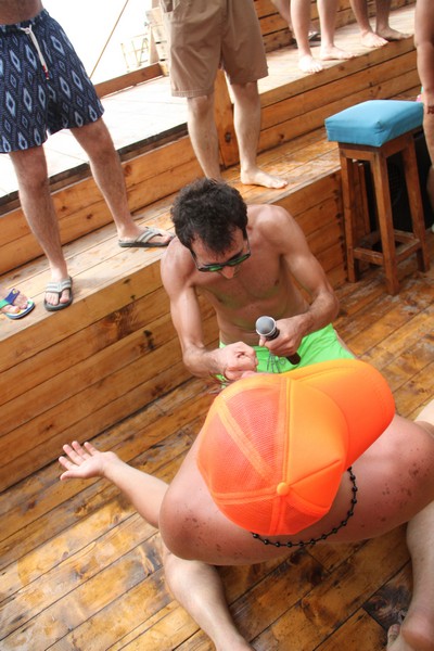 Cyan Beach Bar on Sunday